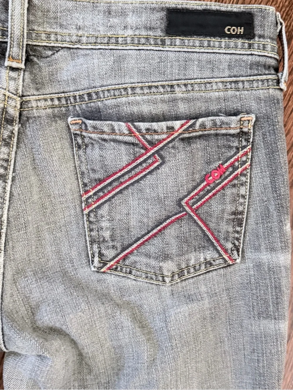 Citizens of Humanity Avedon Skinny Leg Jeans Faded Gray Black Size 28